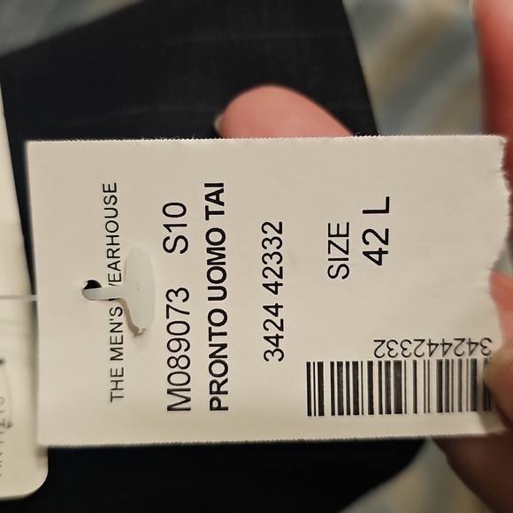 Pronto Uomo Black Slim Fit Wool Sport Coat with Notched Lapel - Picture 4 of 7